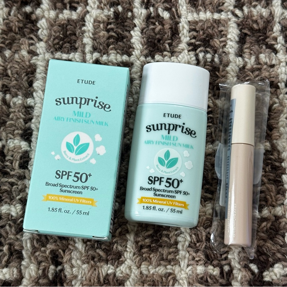 ETUDE Bundle Set Sunstick & Sunmilk & Concealer